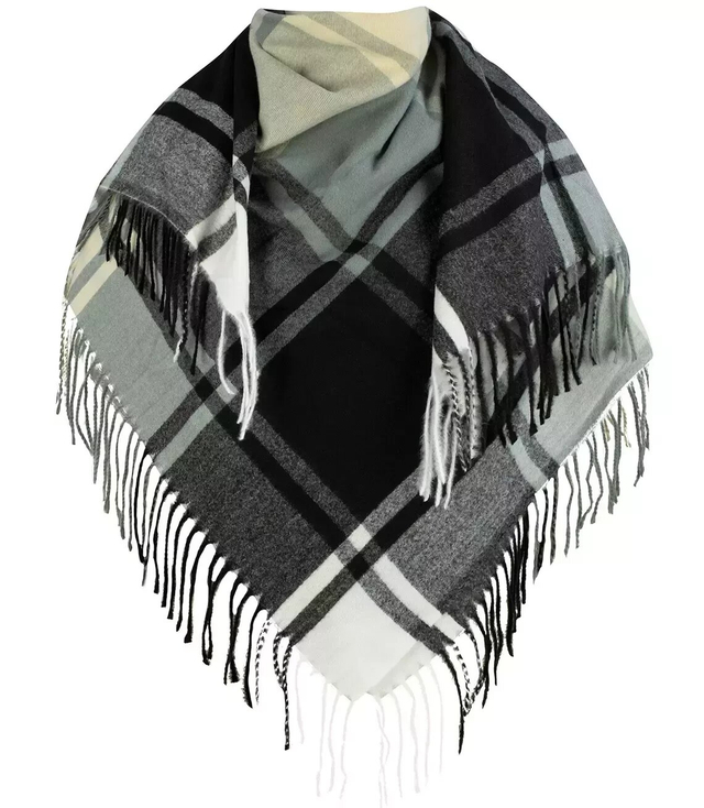 Shawl scarf elegant pashmina plaid shawl