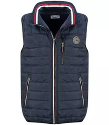 Short sleeveless men's quilted vest