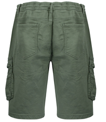 Cargo shorts with elastic waistband and cargo shorts