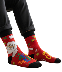 Men's Christmas socks - winter, warm, Christmas patterns