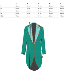 Długa kurtka damska płaszcz z futrzanym kołnierzem DIVA