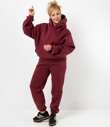 Warm thick tracksuit set sweatshirt + pants STELLA