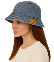 Denim bucket hat