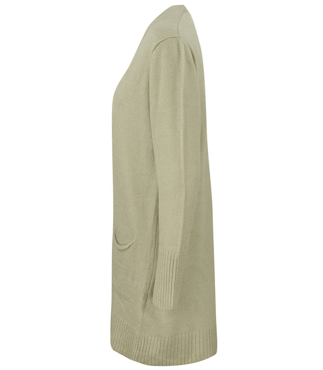 Ciepły miękki DŁUGI kardigan sweter BASIC