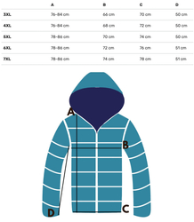 Warm winter jacket with fur hood URBAN EXPLORER PLUS SIZE