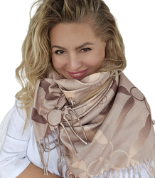 Shawl Scarf Stylish warm abstract soft smooth 180x70 cm