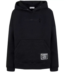 Short unisex sweatshirt cotton zip BASIC