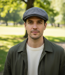 Stylish smooth men's helmet Universal color scheme