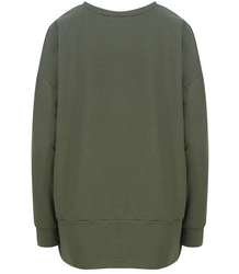 Wygodna BLUZA z przedłużanym Tyłem CEKINY