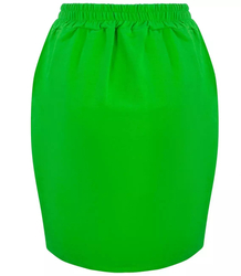 Sweatpants skirt elastic waist pockets