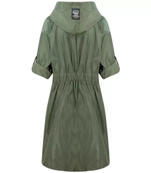 Parka jacket coat hood fashionable cut