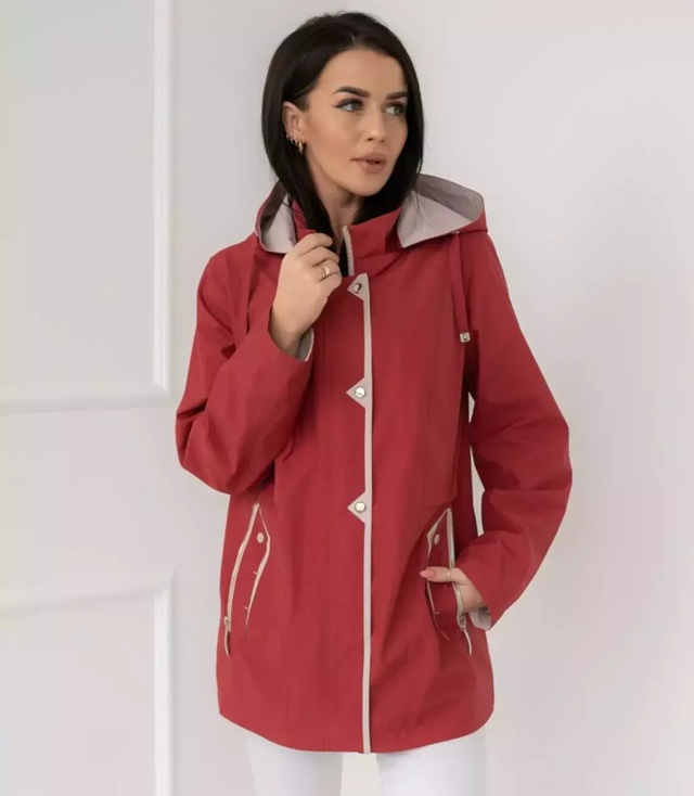 Women's transitional hooded jacket AGATA