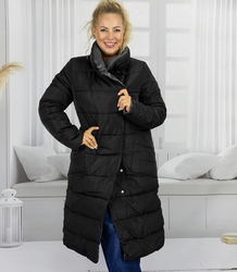 Women's long jacket double-sided quilted coatEMMA