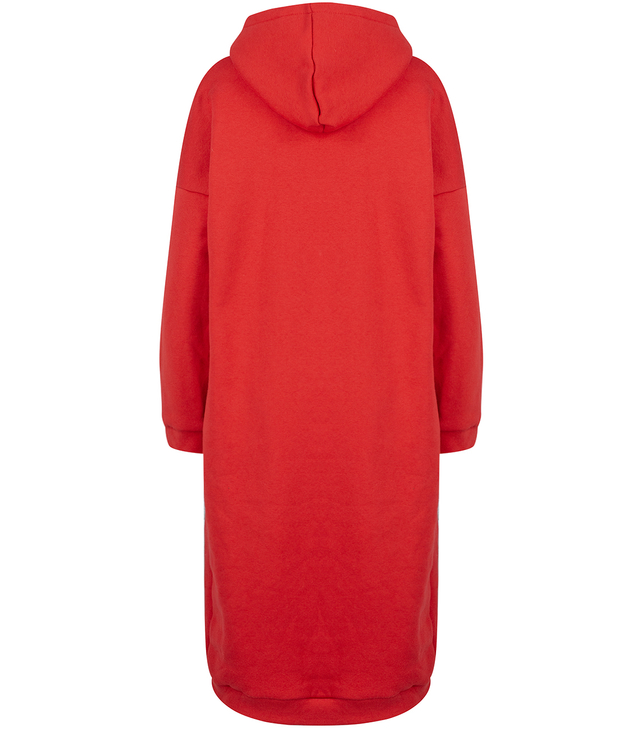 Warm Women's Sweatshirt Oversize Cotton Dress INEZ