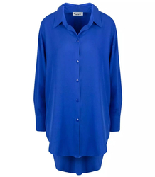 BASIC Plus Size long loose tunic shirt