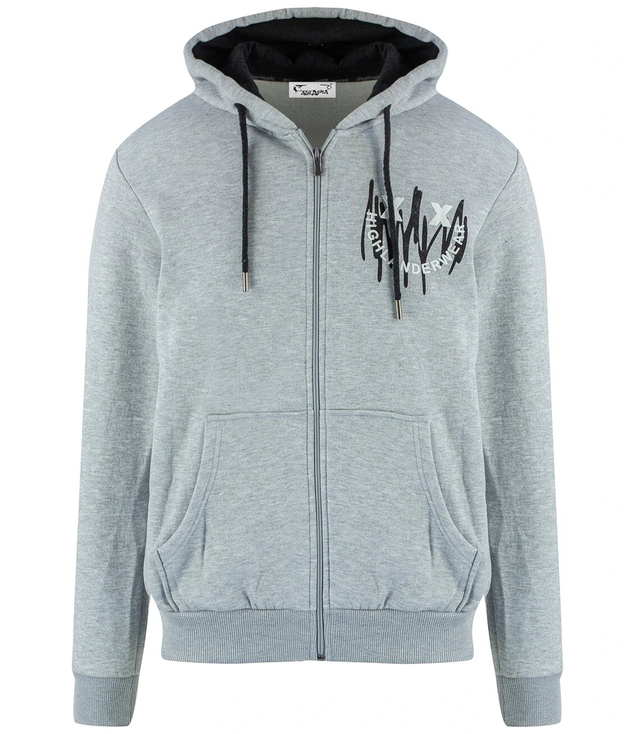 Men's warm, thick sweatshirt with a hood