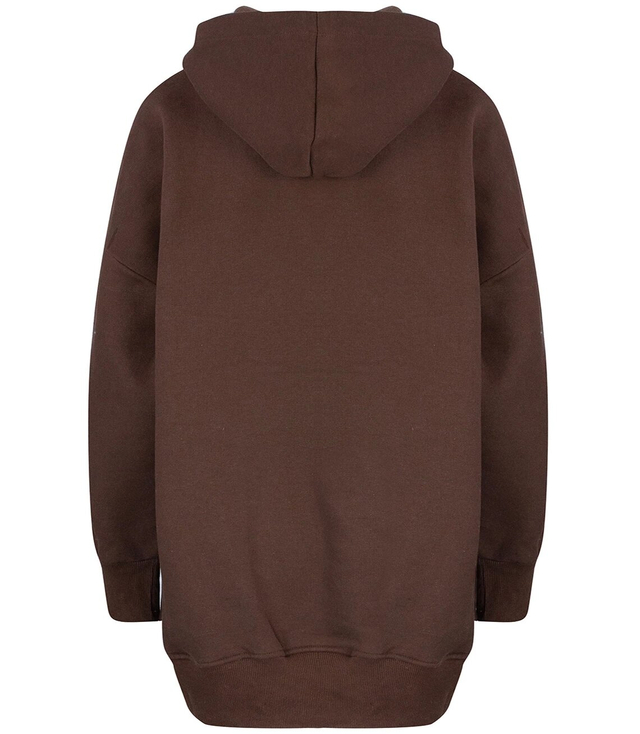 Warm, smooth oversize hooded sweatshirt JANET