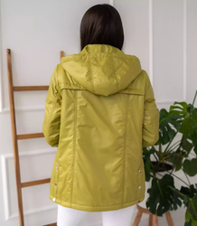 Women's transitional spring hooded jacket LUIZA