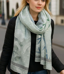 Women's patterned shawl 70x180