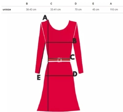 Classic envelope sole midi dress