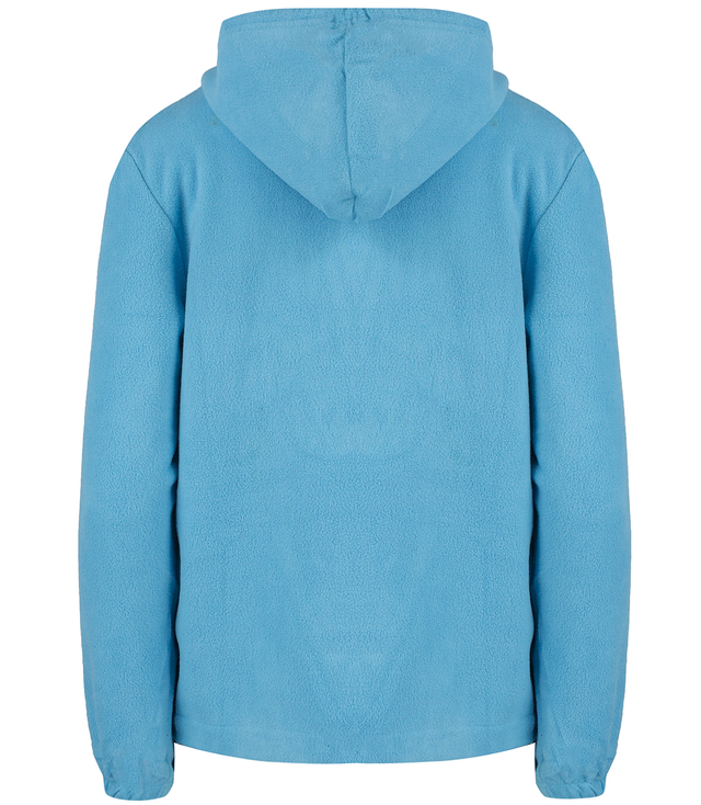 Warm fleece zippered sweatshirt with hood ALMA