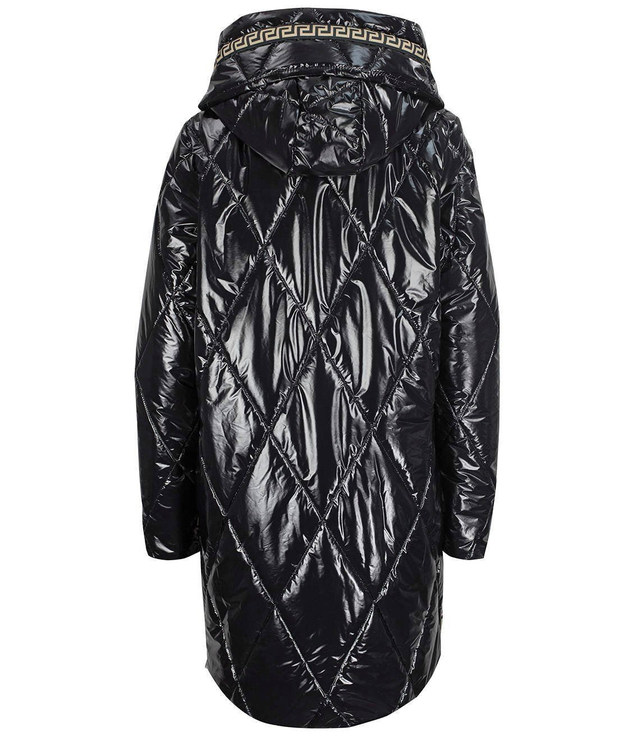 Long winter quilted shiny JACKET
