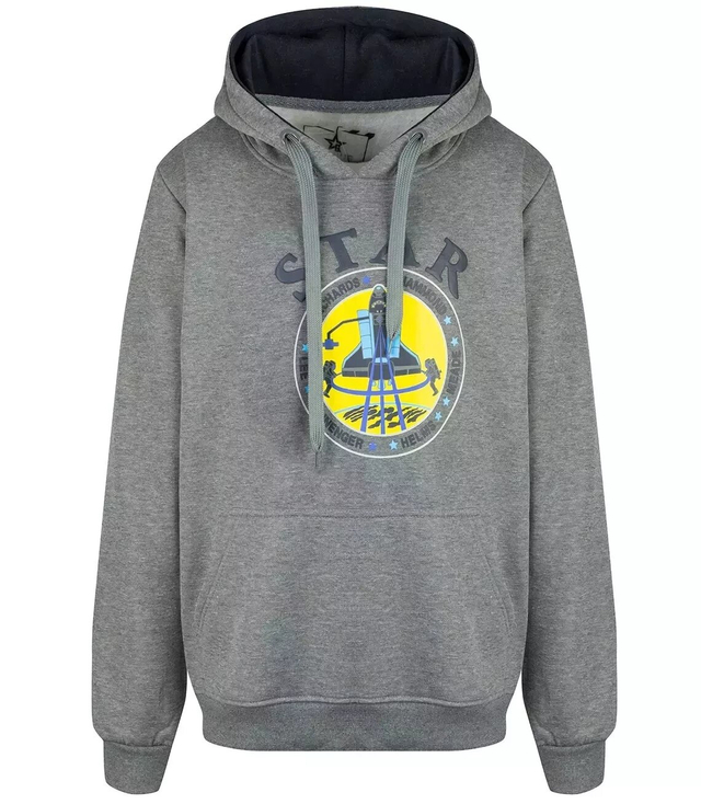 Hoodie with STAR kangaroo print