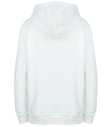 Warm plain oversize sweatshirt with kangaroo hood KAREN