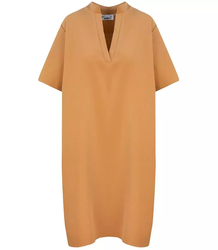 Koszulowa prosta sukienka elegancka na okazje