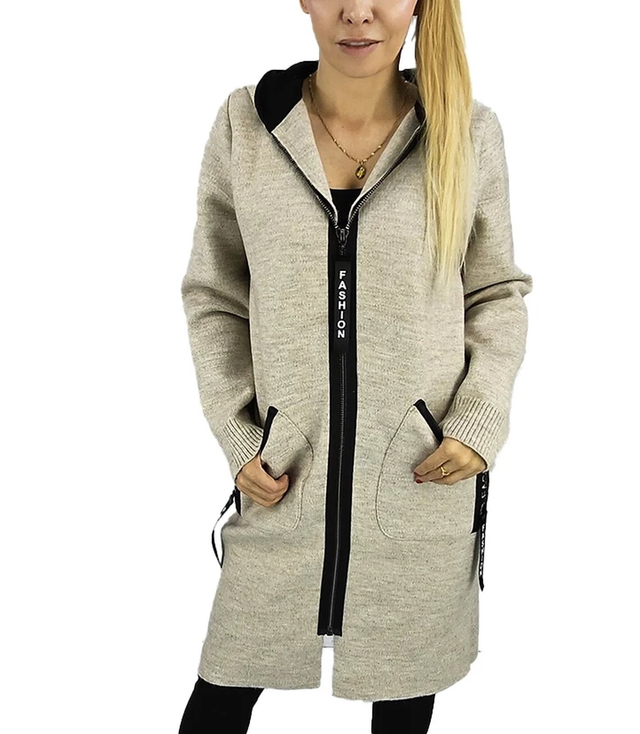 LEA knitted transitional cardigan coat