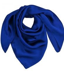 Delicate smooth scarf shawl single color elegant 70x70 cm