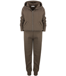 Sports tracksuit set fleecy cotton smooth oversize MIRABELL