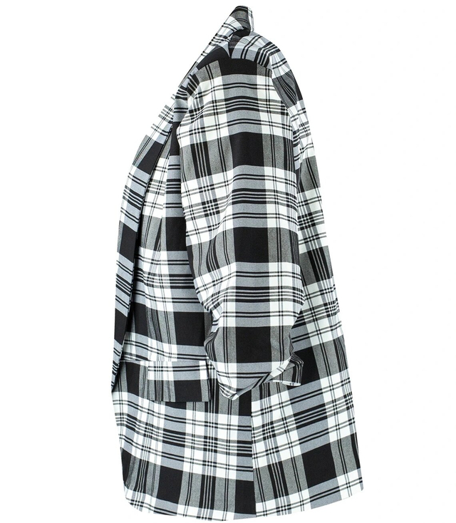 ELENA loose checked suit jacket