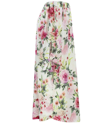 Tunika sukienka mini hiszpanka w kwiaty piękna