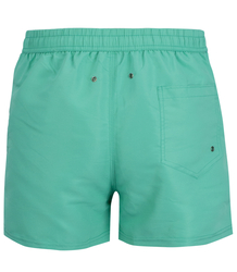 One-color swim shorts with contrasting string