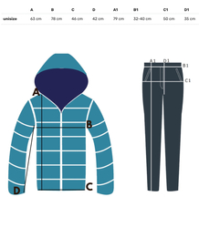 Warm thick tracksuit set sweatshirt + pants STELLA