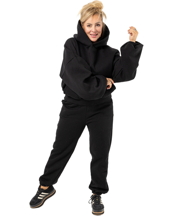 Warm thick tracksuit set sweatshirt + pants STELLA