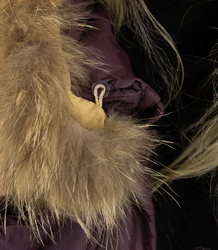 WINTER QUEEN warm winter jacket longer bomber jacket