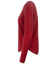 Sweter Klasyczny Gładki ciepły w SEREK