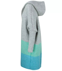 Thick cardigan sweater bat with wool POLA