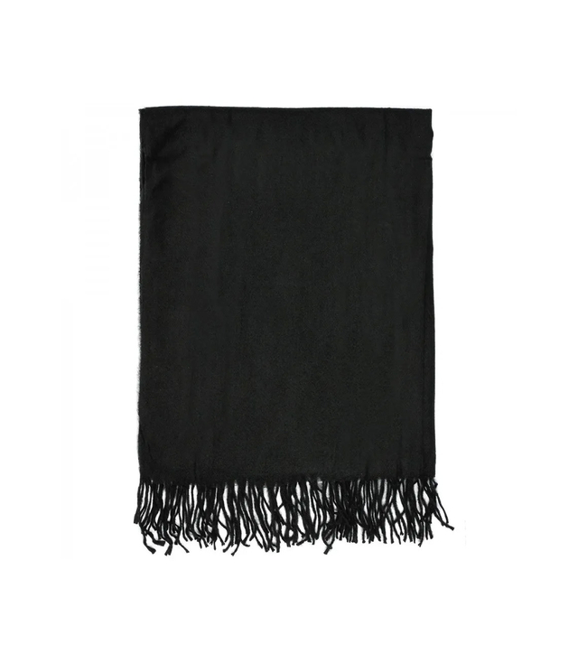 Soft large shawl with tassels uniform classic