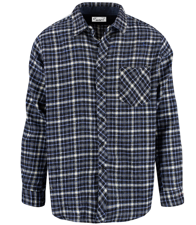 REGULAR FIT cotton check shirt for men