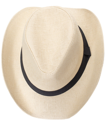 Men's cowboy hat with black strap