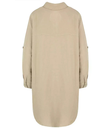 Long shirt emery tunic smooth linen LENA