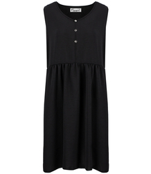 A simple midi dress with a cut-off waist and flared bottom NATASHA