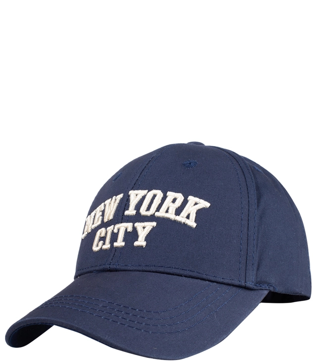 A baseball cap decorated with the inscription NEW YORK CITY