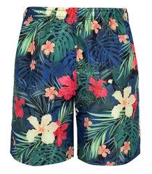 Shorts swim shorts in flowers and leaves