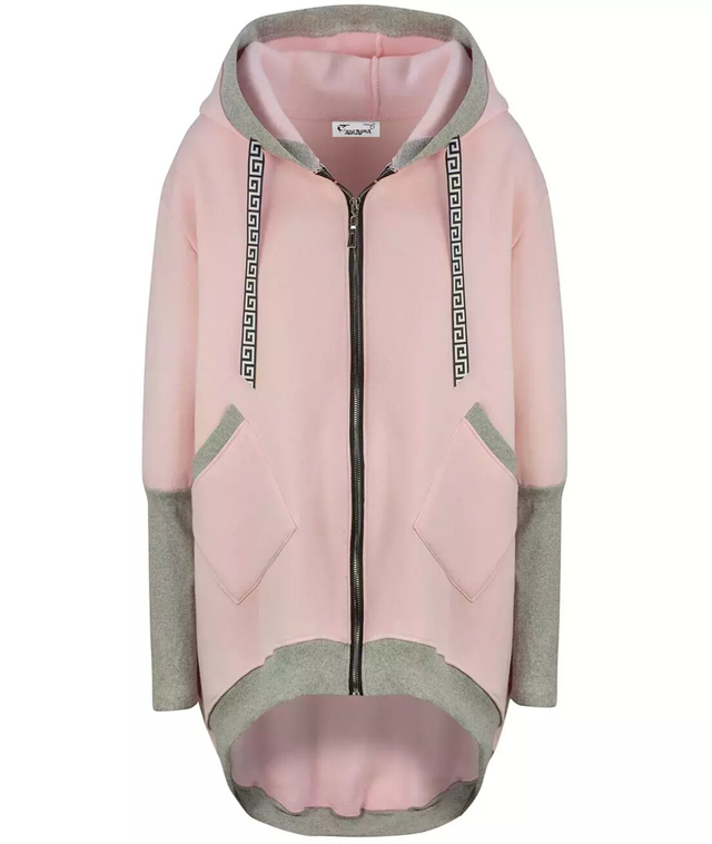 Warm oversized sweatshirt PARKA sweatshirt hoodie