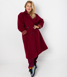 Women's long loose oversized coat CINDY
