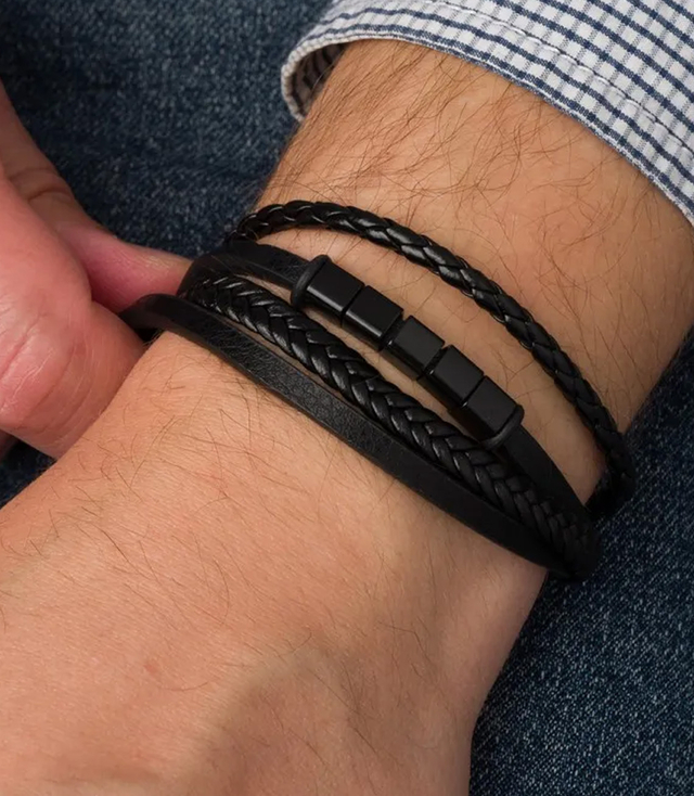 Men's bracelets perfect for a gift braided